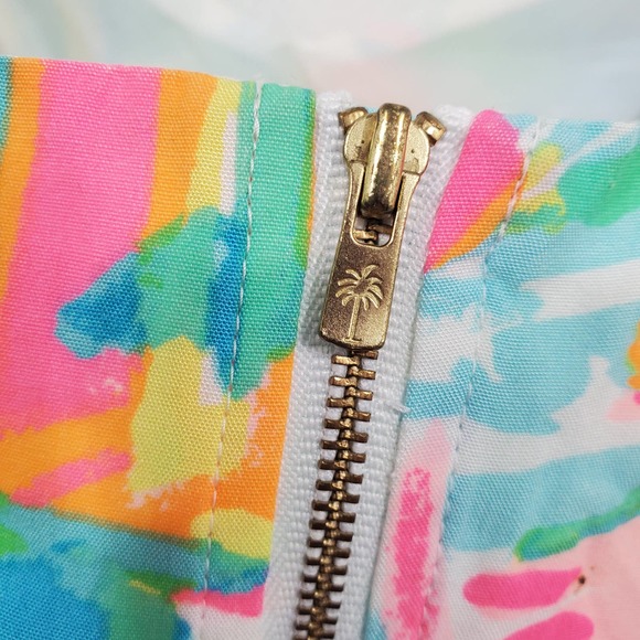 Lilly Pulitzer Linnea Top Blouse Cropped Sleeveless Peplum Cami Women's Size XXS - Picture 10 of 12